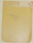 Walter Hagen Album Page Autograph