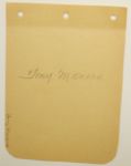 Tony Manero 1936 US Open Champion Signature