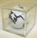 John Daly Signed 1995 British Open Ball & Daly Framed Cut Signature He's Got It