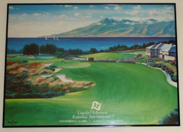 Kapalua International Framed Tournament Poster