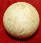  Circa 1850s Gutta Percha Golf Ball (Smooth Guttie)