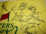 The Finest Masters Champs flag Ever Offered Tiger, Jack , Arnie and WATSON IN middle of flag