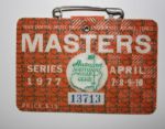 1977 Masters Tournament Badge