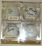 Lot of 4 Auto Balls: Uresti, Murphy, Lickliter, Triplett