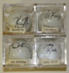 Set of 4 Auto Balls: Delsing, Na, Koch, Kresge