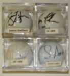 Set of 4 Auto Balls: Rinker, Duffner, Ames, Lehman