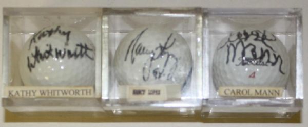 Set of 3 Auto Ladies Balls: Mann, Lopez, Whitworth