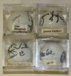 Set of 4 Auto Balls: Cook, Duffner, Simpson, Parnevick