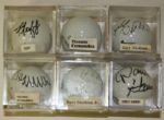 Set of 6 Auto Balls: 2 Fernandez, Fluff, Hammond, Nicklaus, Fluff