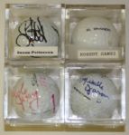 Lot of 3 Auto Ladies Balls: Jeray, Jaran, Peterson/ 1 Ball from Gamezs bag 