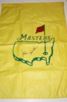 Masters House Flag Signed by Jack Nicklaus/Arnold Palmer