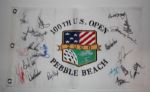 100th US Open Flag Signed by 22 US Open Champs incl. Nicklaus, Player
