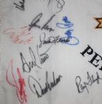 100th US Open Flag Signed by 22 US Open Champs incl. Nicklaus, Player