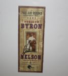 Tiger Woods Signed Pairing Sheet From Byron Nelson