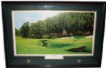 Arnold Palmer autographed "Azalea in bloom at Augusta" Print