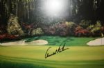 Arnold Palmer autographed Azalea in bloom at Augusta Print
