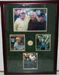 The Big Three Deluxe Framed Display of Palmer, Player, Nicklaus JSA FULL LETTER