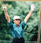 The Big Three Deluxe Framed Display of Palmer, Player, Nicklaus JSA FULL LETTER