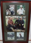 Display Classic Bridge Shot w/ 8 X 10s Signed Floyd,Watson,Palmer,Nicklaus