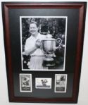 Byron Nelson Framed Display w/Signed UDA Card