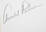 Arnold Palmer Signed Print Arnie in Church - Famous Oakmont US Open Scene