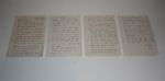 Ralph Guldahl Framed signed 1968 Masters Pairing Sheet W/Letter of Provenance