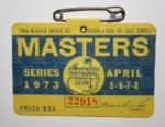 1973 Masters Tournament Badge
