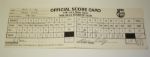 John Daly's Score Card 1991 Texas Open
