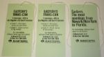 3 1980 US Open Tickets - Nicklaus Wins