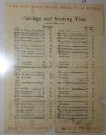 47 Masters Pairings sheet signed By 24 Including CLAUDE HARMON, Demaret. Middlecoff, Hogan, Picard JSA COA