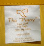 1999 PGA Medinah Flag with Original Price Label Tiger's Second Major Win