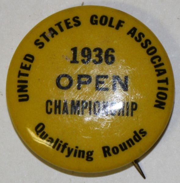 1936 USGA Open Qualifying Rounds Contestants Pin