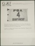 Actual Course Flown 4th Hole Flag from Gary Players' 3rd Major Win at 1962 PGA