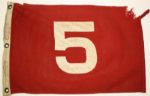 1950s,1960s Course Flown pin flag