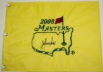 Trevor Immelman Autographed 2008 Masters Flag JSA COA
