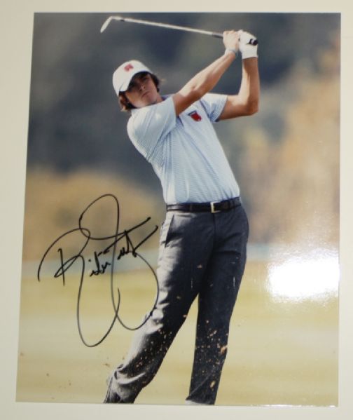 Rickie Fowler Autographed 8x10 Photo JSA COA