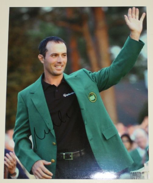 Mike Weir Autographed 8x10 in Green Jacket JSA COA