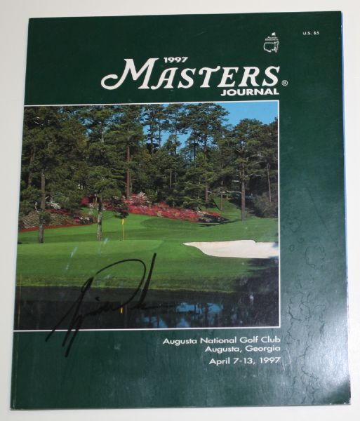 Tiger Woods Autographed 1997 Masters Program