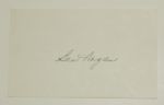 Ben Hogan Autographed Index Card