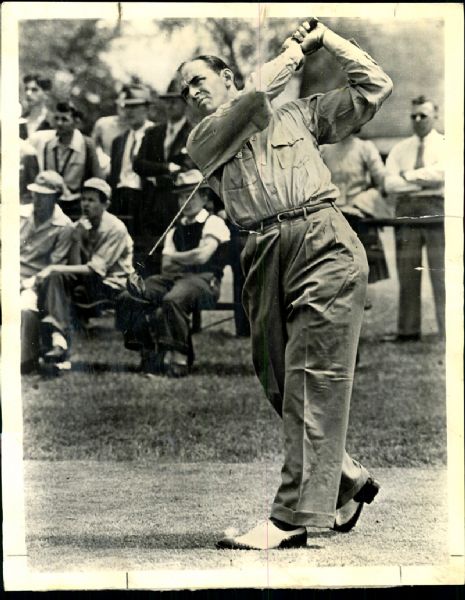 Sam Snead at Rich Denver Open. Wire Photo - 8/31/1957