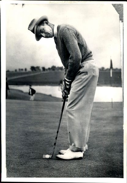 Sam Snead Wire Photo - 1938