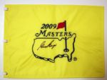 Gary Player signed 2009 Masters Flag