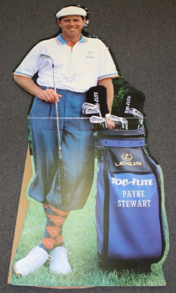 Payne Stewart 70" Top flite Display with 7" Autograph