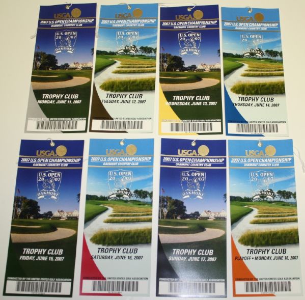 2007 US Open Ticket Set