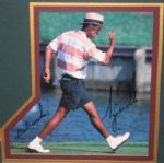 Career Tribute To Tiger Woods With PSA Certed Photo of Tiger