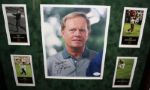 Deluxe Jack Nicklaus Masters Display W/ Signed 8X10 & 1972 Masters Badge