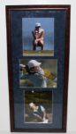 Three 8 X 10 Photos, one Signed of Michele Wie Deluxe Framed