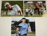 5 Autographed 8x10s of PGA Stars - Furyk, Weekley, Scott, Donald, A.Kim JSA COA