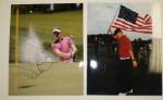 5 Autographed 8x10's of PGA Stars - Furyk, Weekley, Scott, Donald, A.Kim JSA COA