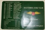 Phil Mickelson Autographed Baltusrol Scorecard JSA COA